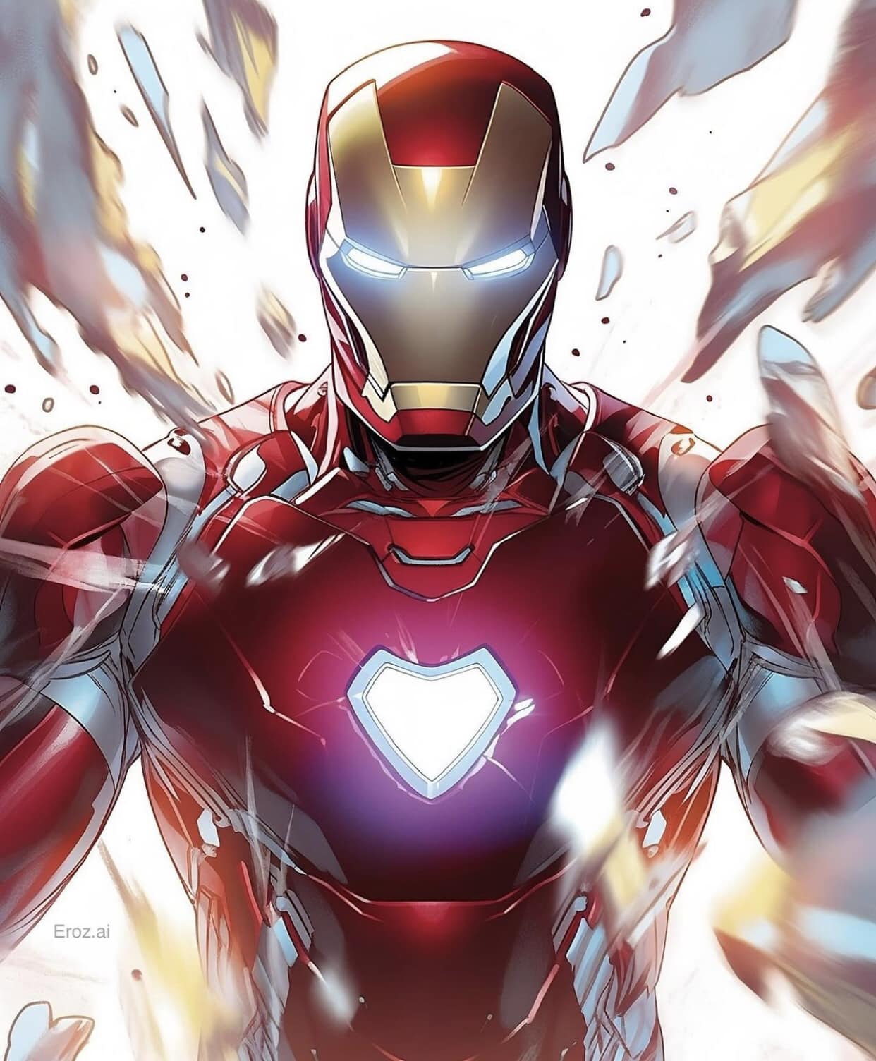 Ironman Action Portrait Jigsaw Puzzle
