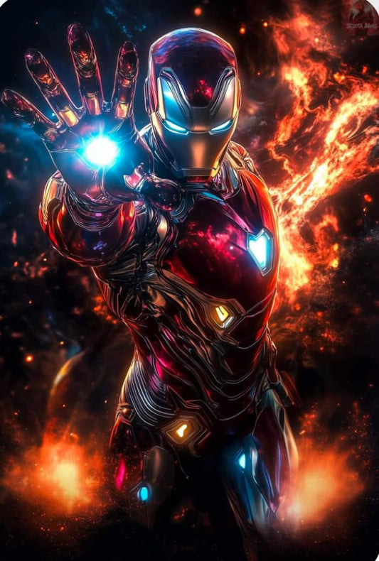 Ironman Action Pose (3) Print Poster