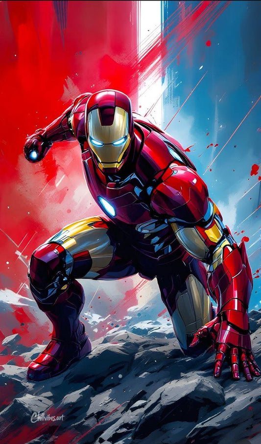 Ironman Action Pose (4) Print Poster