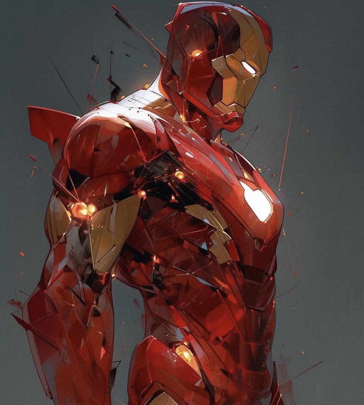 Ironman Artistic Rendering Print Poster