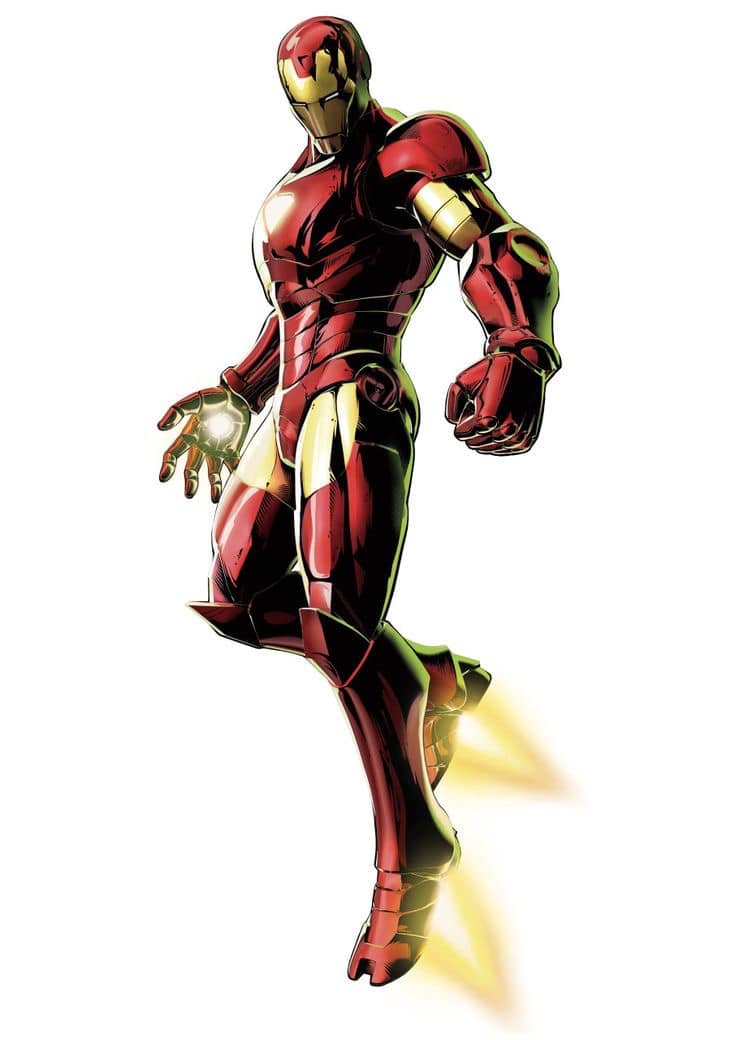 Ironman Flying Action Pose Print Poster