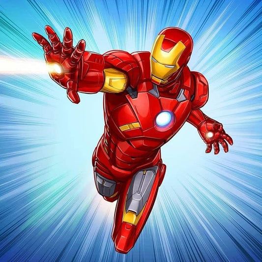 Ironman Flying Action (1) Print Poster