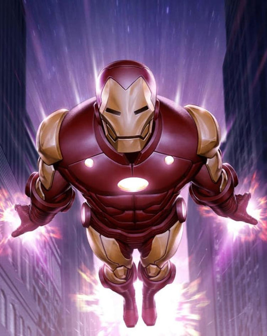 Ironman Flying Action (2) Print Poster