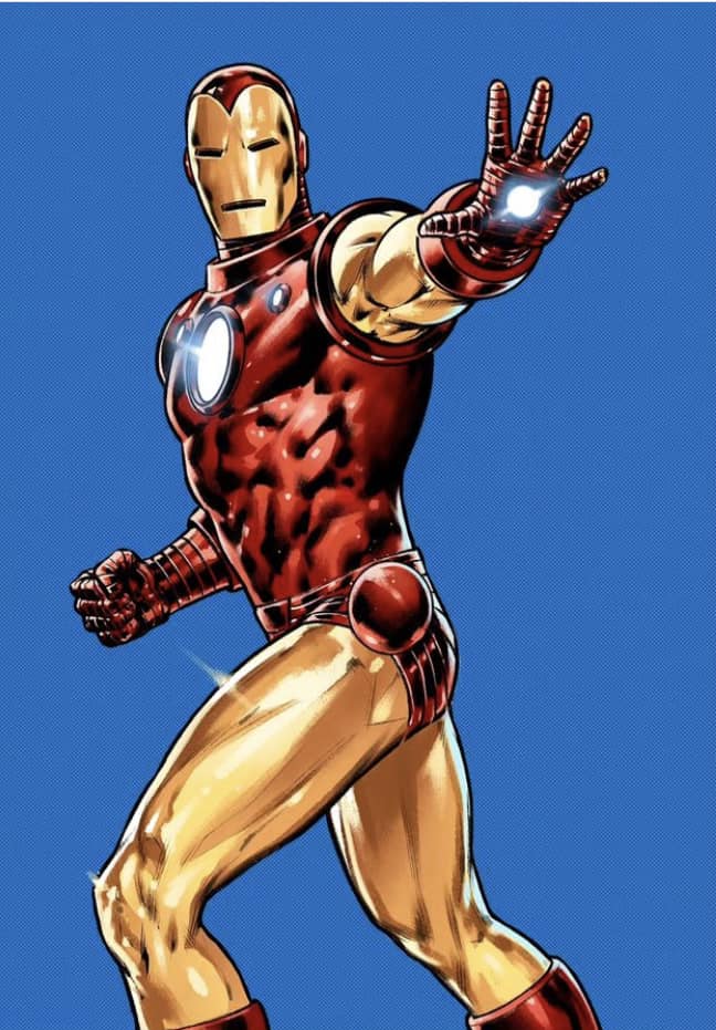 Ironman Hero Pose Print Poster