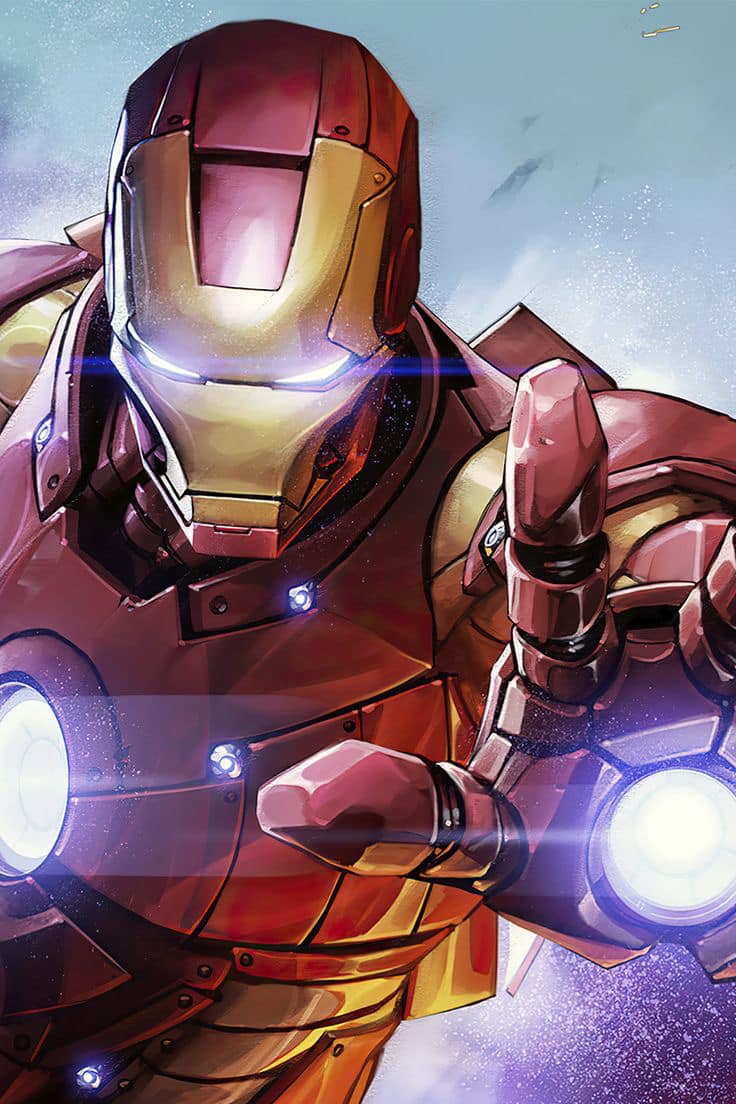 Ironman Portrait Action Jigsaw Puzzle