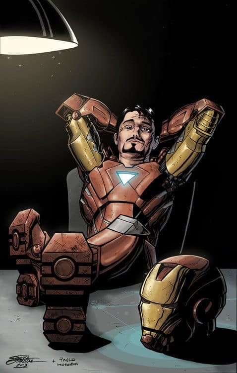 Ironman Portrait Relaxed Jigsaw Puzzle