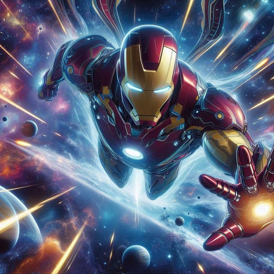 Ironman Space Adventure Print Poster