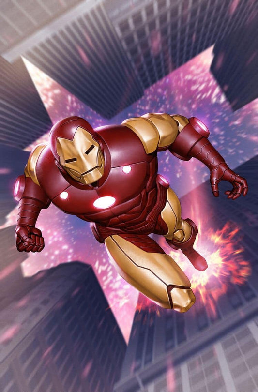 Ironman Superhero Flight Print Poster