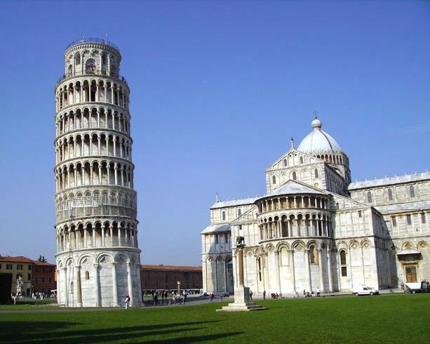 Italy Leaning Tower Of Pisa Glossy Keychain Print Keychain Tuscany 2