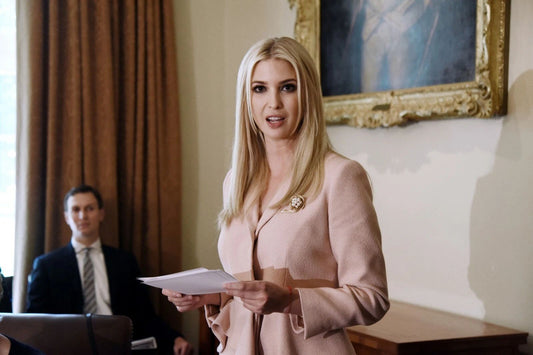 Ivanka Trump President Daughter Advisor Banner Picture Keychain Print