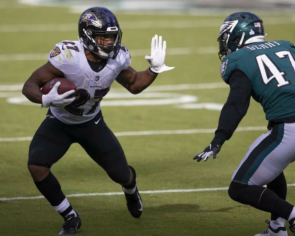 J.K. Dobbins Magnet Baltimore Ravens Picture Nfl Vs Steelers