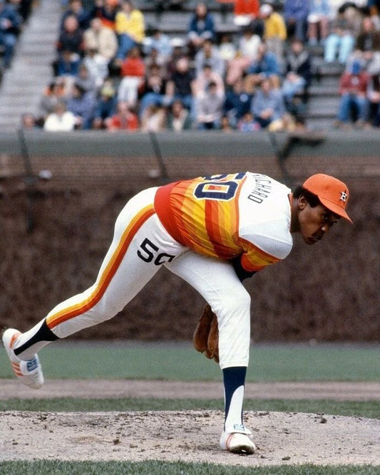 J.R. Richard Magnet Houston Astros Baseball Picture Mlb Pitch Follow Thru