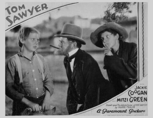 Jackie Coogan Mitzi Green Tom Sawyer Lobby Card Reprint Picture Magnet