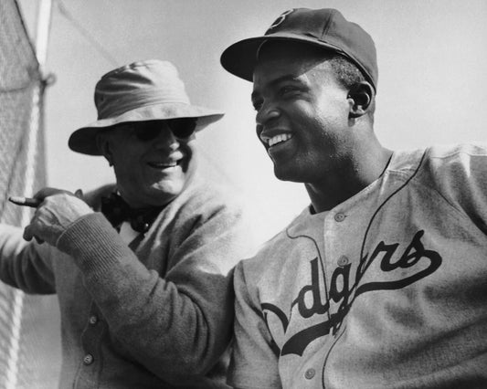 Jackie Robinson & Branch Rickey Magnet Brooklyn Dodgers Baseball Picture Mlb