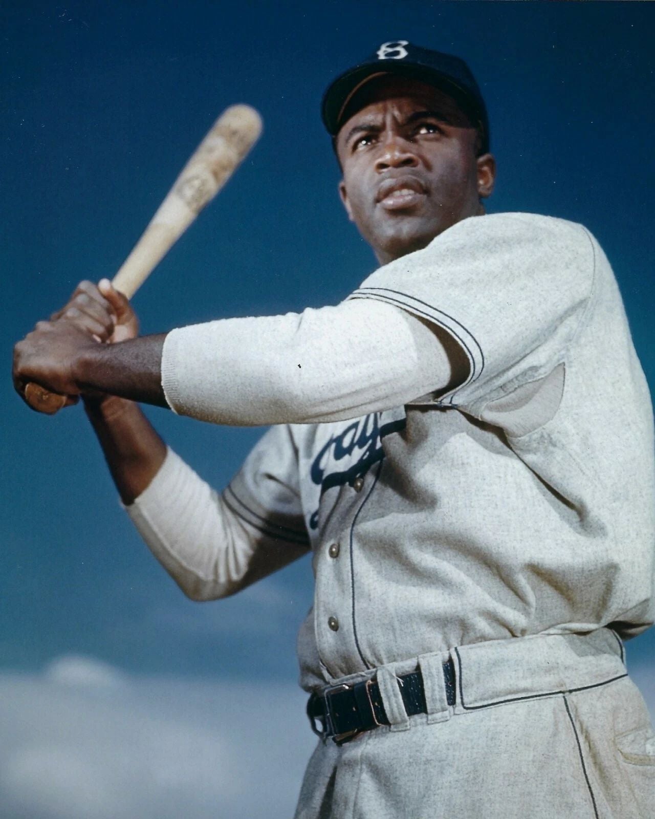 Jackie Robinson Magnet Brooklyn Dodgers Baseball Picture 34 Stance