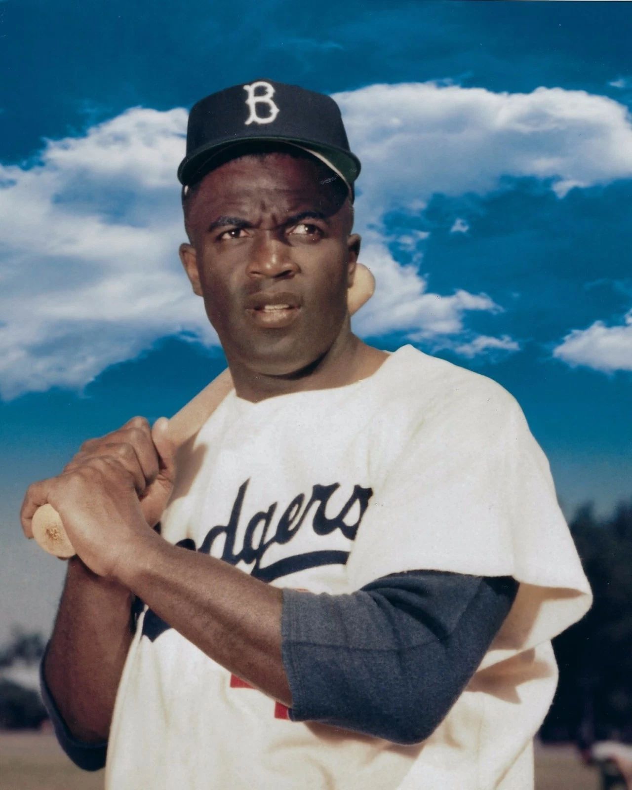 Jackie Robinson Photo Brooklyn Dodgers Baseball Picture Mlb