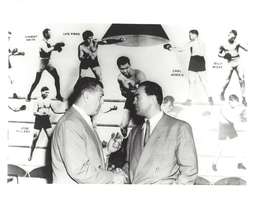 Jack Dempsey & Max Schmeling Keychain Boxing Picture