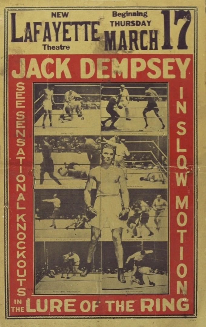 Jack Dempsey Photo Boxing Picture Wide Border