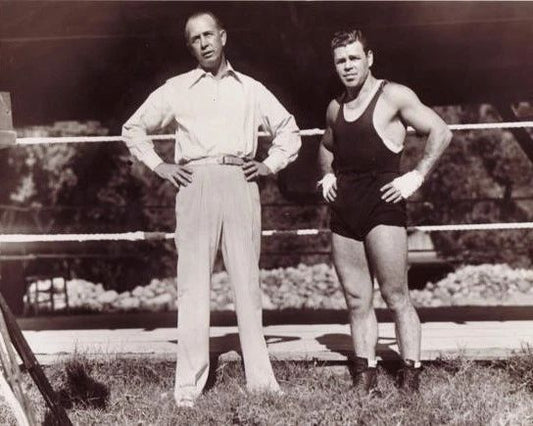 Jack Doc Kearns & Mickey Walker Keychain Boxing Picture