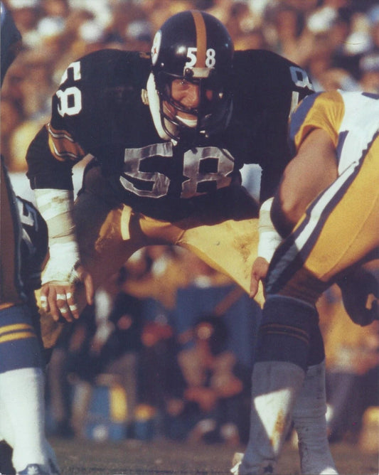 Jack Lambert Photo Pittsburgh Steelers Picture Nfl Football At The Line