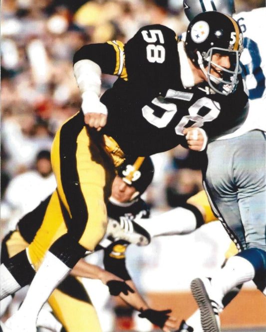 Jack Lambert Keychain Pittsburgh Steelers Picture Nfl Football Vs Cowboys