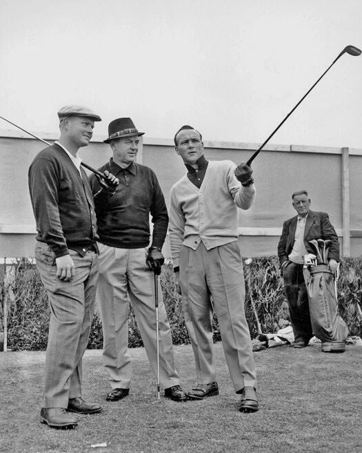 Jack Nicklaus, Sam Snead And Arnold Palmer Keychain Keychain Glossy Print PGA