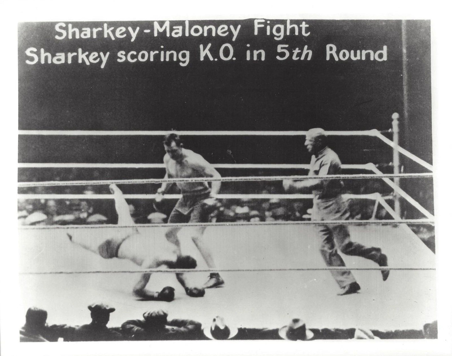 Jack Sharkey Vs Jimmy Maloney Keychain Boxing Picture