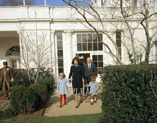 Jacqueline Kennedy Last Time Leaving White House Jfk Wife Poster Photo