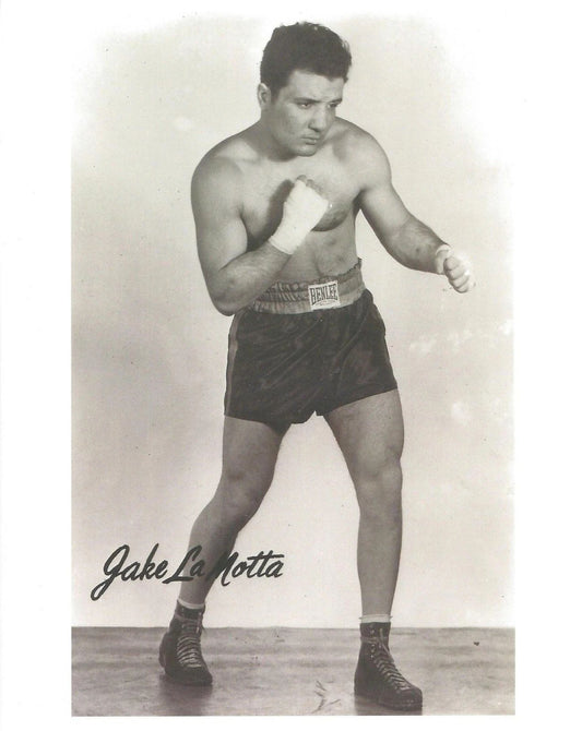 Jake Lamotta Keychain Boxing Picture