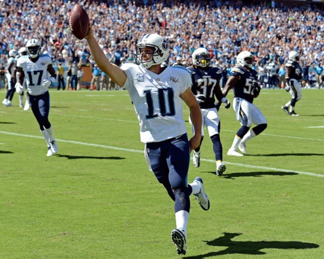 Jake Locker Keychain Tennessee Titans Picture Nfl Football