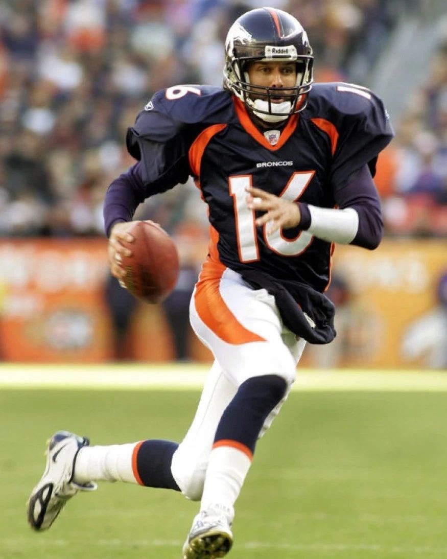 Jake Plummer Magnet Denver Broncos Picture Nfl Football Game Action