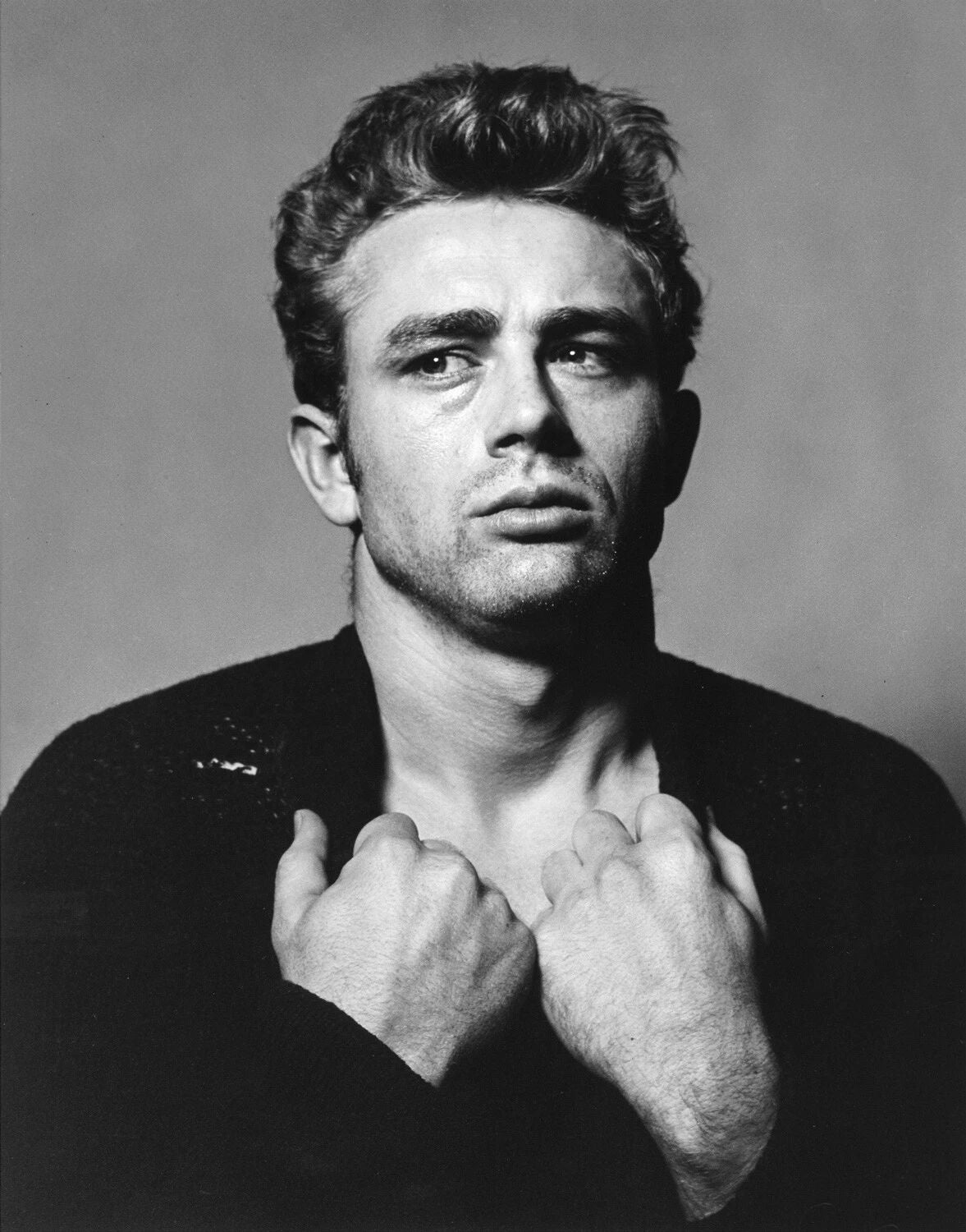 James Dean Iconic Actor From The Torn Sweater Series 6 X 8 Picture Photo