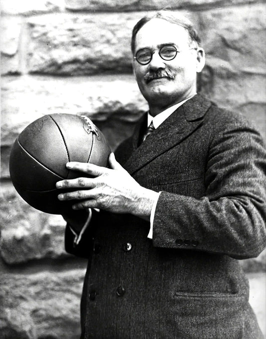 James Naismith Basketball Inventor Keychain Picture Keychain Print