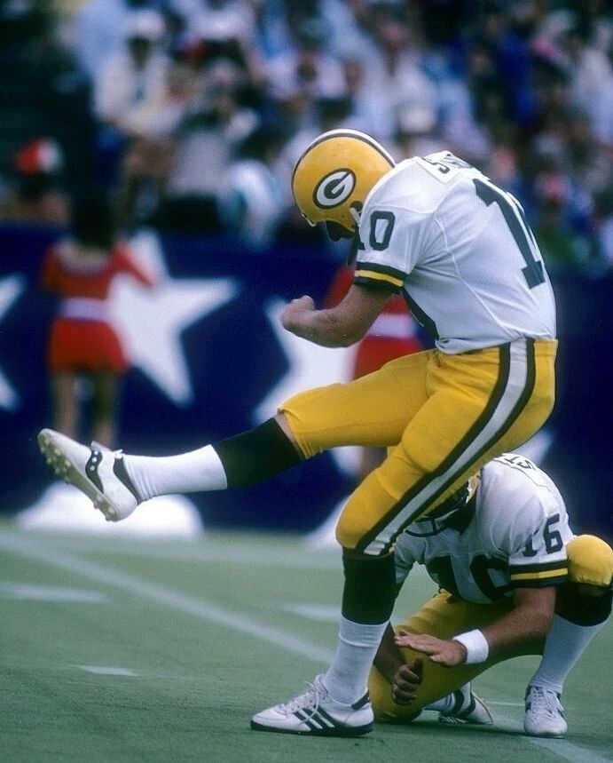 Jan Stenerud Photo Green Bay Packers Picture Nfl Game Action