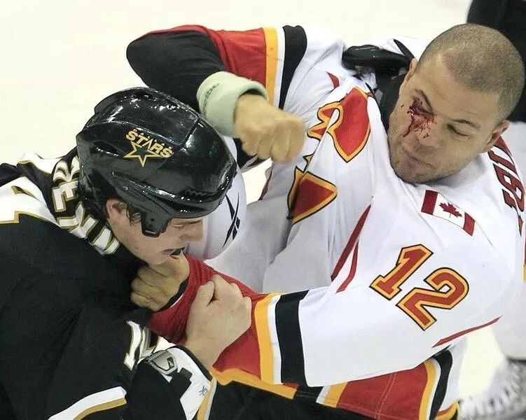 Jarome Iginla & Jamie Benn Keychain Hockey Calgary Flames Dallas Stars Picture