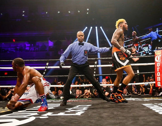 Jarrett Hurd Vs Erislandy Lara Keychain Boxing Picture Kenny Bayless