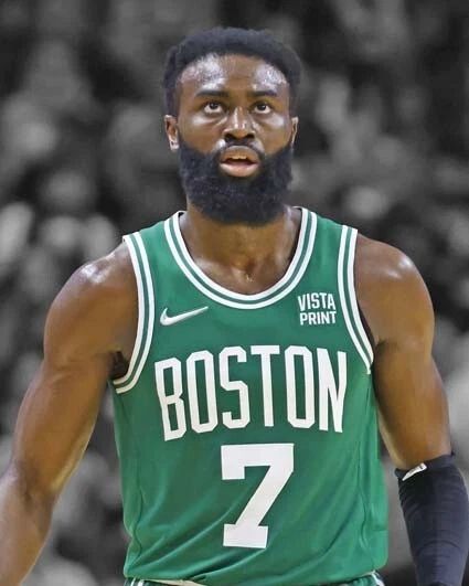 Jaylen Brown Glossy Magnet Boston Celtics Spotlight Print
