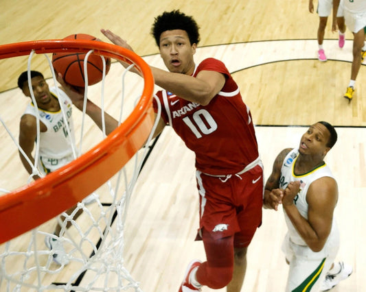 Jaylin Williams Magnet Arkansas Razorbacks Picture Ncaa Basketball Action