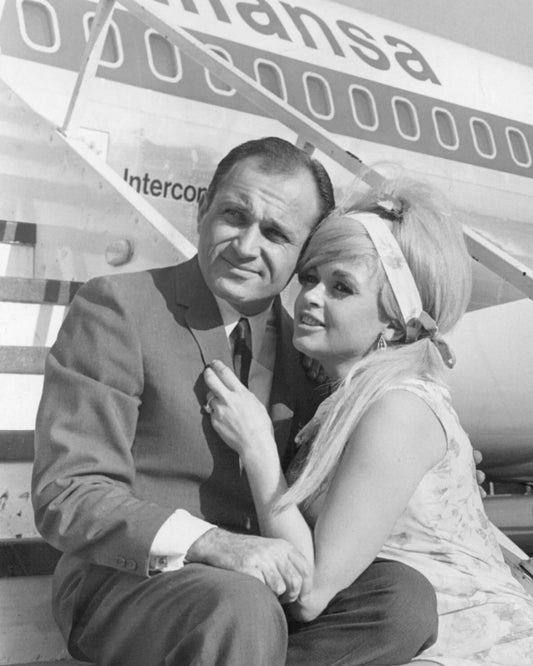 Jayne Mansfield & Sam Brody Publicity Picture Magnet Print