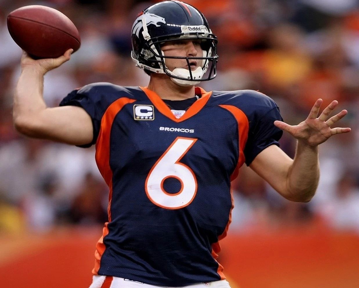 Jay Cutler Photo Denver Broncos Picture Nfl Football Passing