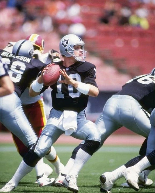 Jay Schroeder Photo Los Angeles Raiders La Picture Nfl Vs Redskins