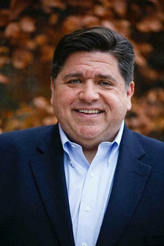 Jb Pritzker Democrat Governor Of Illinois Portrait Picture Magnet Magnet