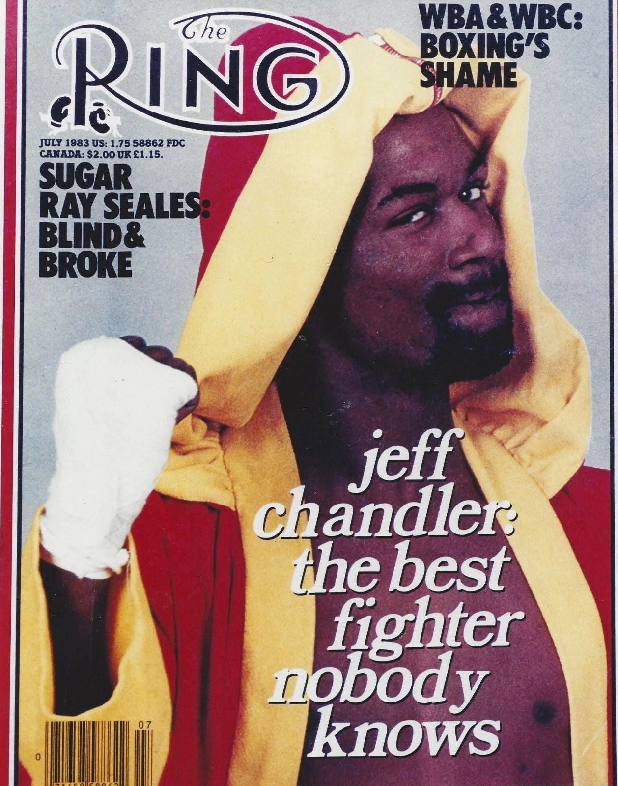 Jeff Chandler Keychain Boxing Magazine Picture