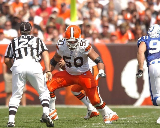 Jeff Faine Photo Picture Cleveland Browns Nfl Football Action