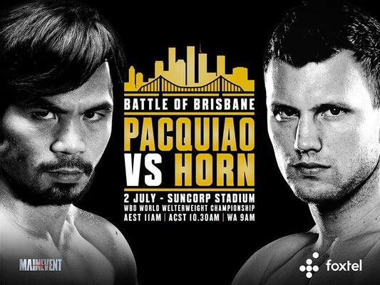 Jeff Horn Vs Manny Pacquiao Magnet Boxing Magnet Picture