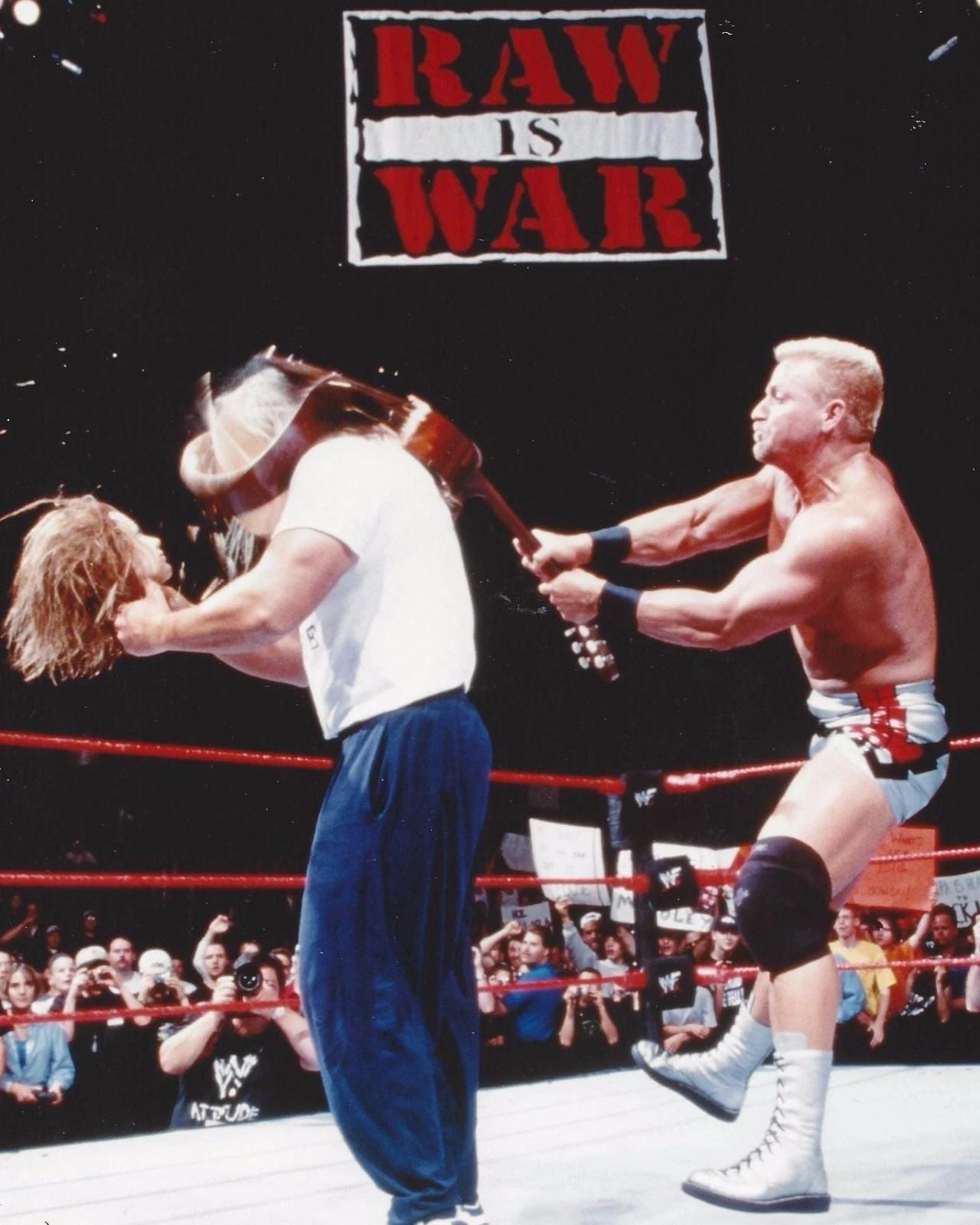 Jeff Jarrett Keychain Wrestling Picture Wwf Raw