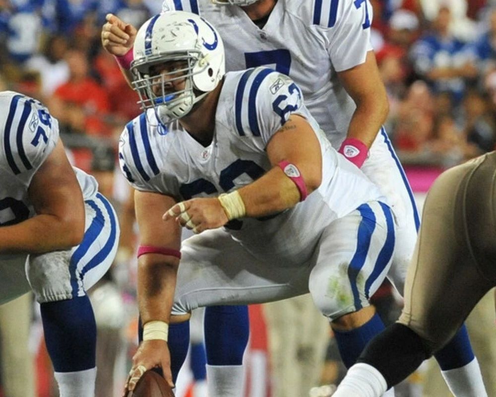 Jeff Saturday Keychain Indianapolis Colts Football Picture Nfl