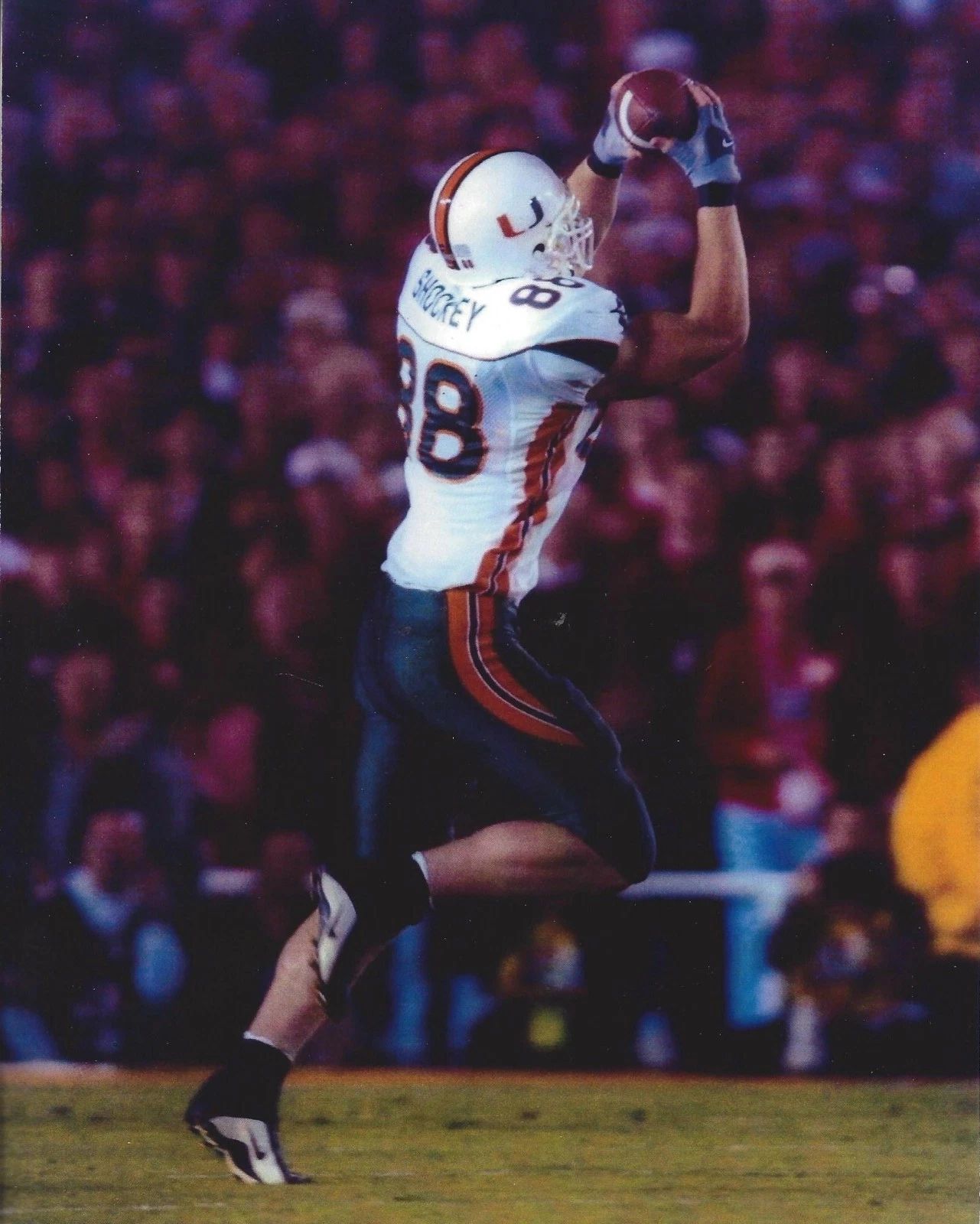 Jeremy Shockey Photo Miami Hurricanes Picture Ncaa Football Catch