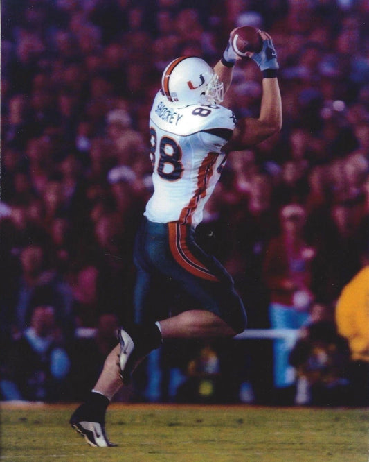 Jeremy Shockey Photo Miami Hurricanes Picture Ncaa Football Catch