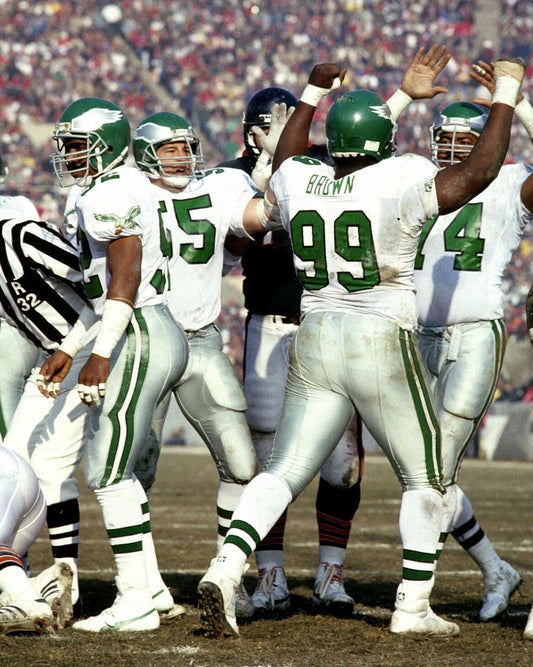 Jerome Brown Keychain Philadelphia Eagles Picture Nfl